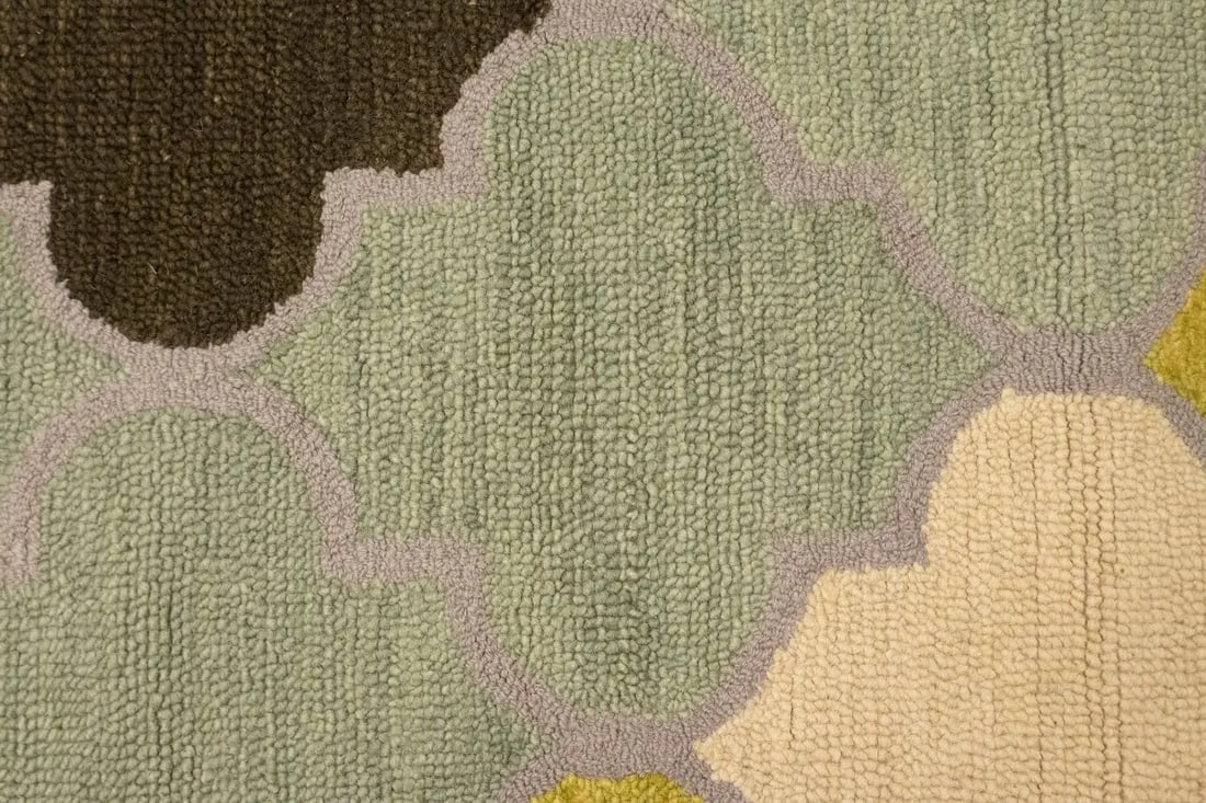 Multicolored Trellis 5X8 Hand-Tufted Modern Rug - 8