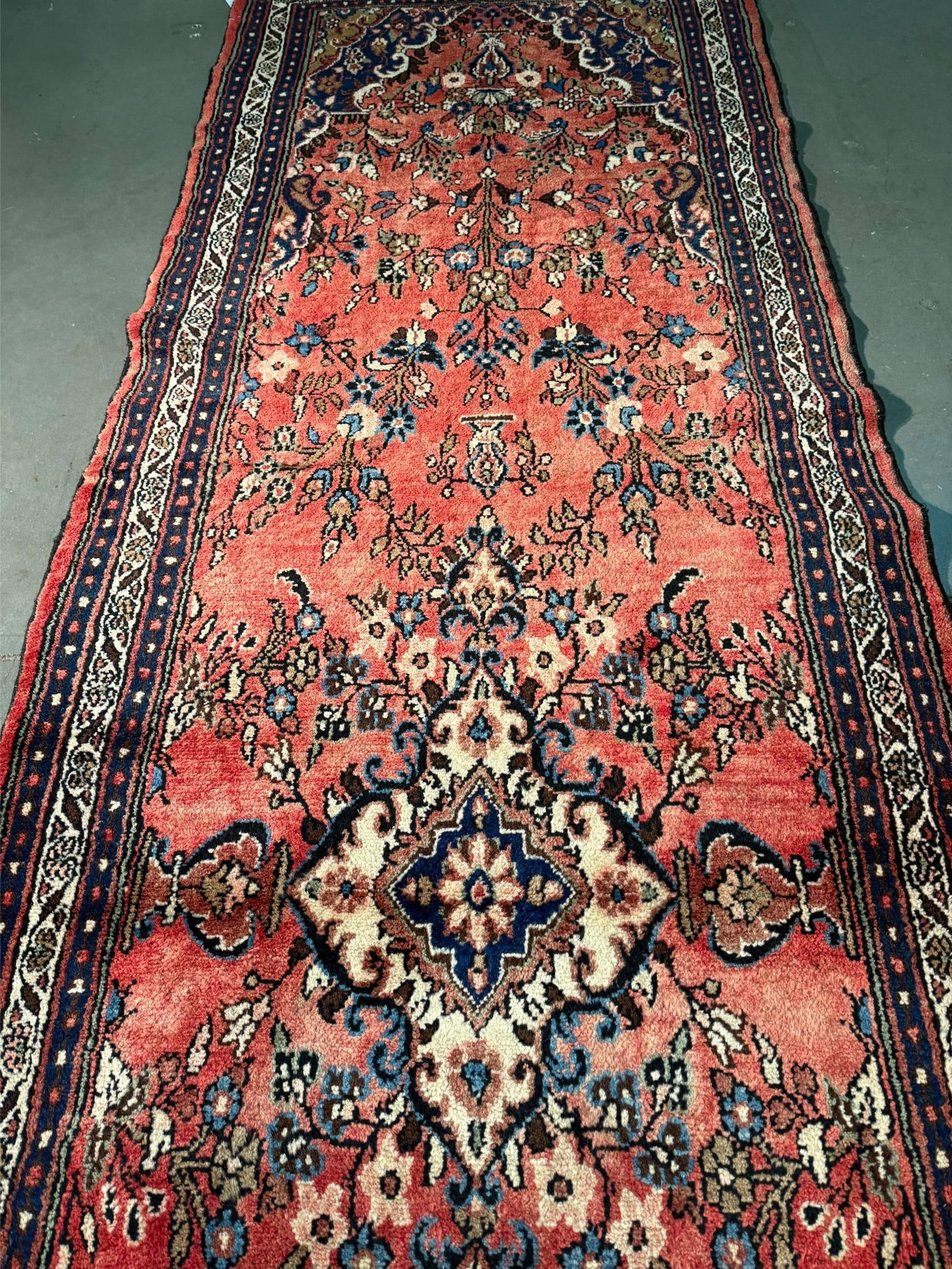 Stunning Persian Hamedan Rug 3.8x14. - 4