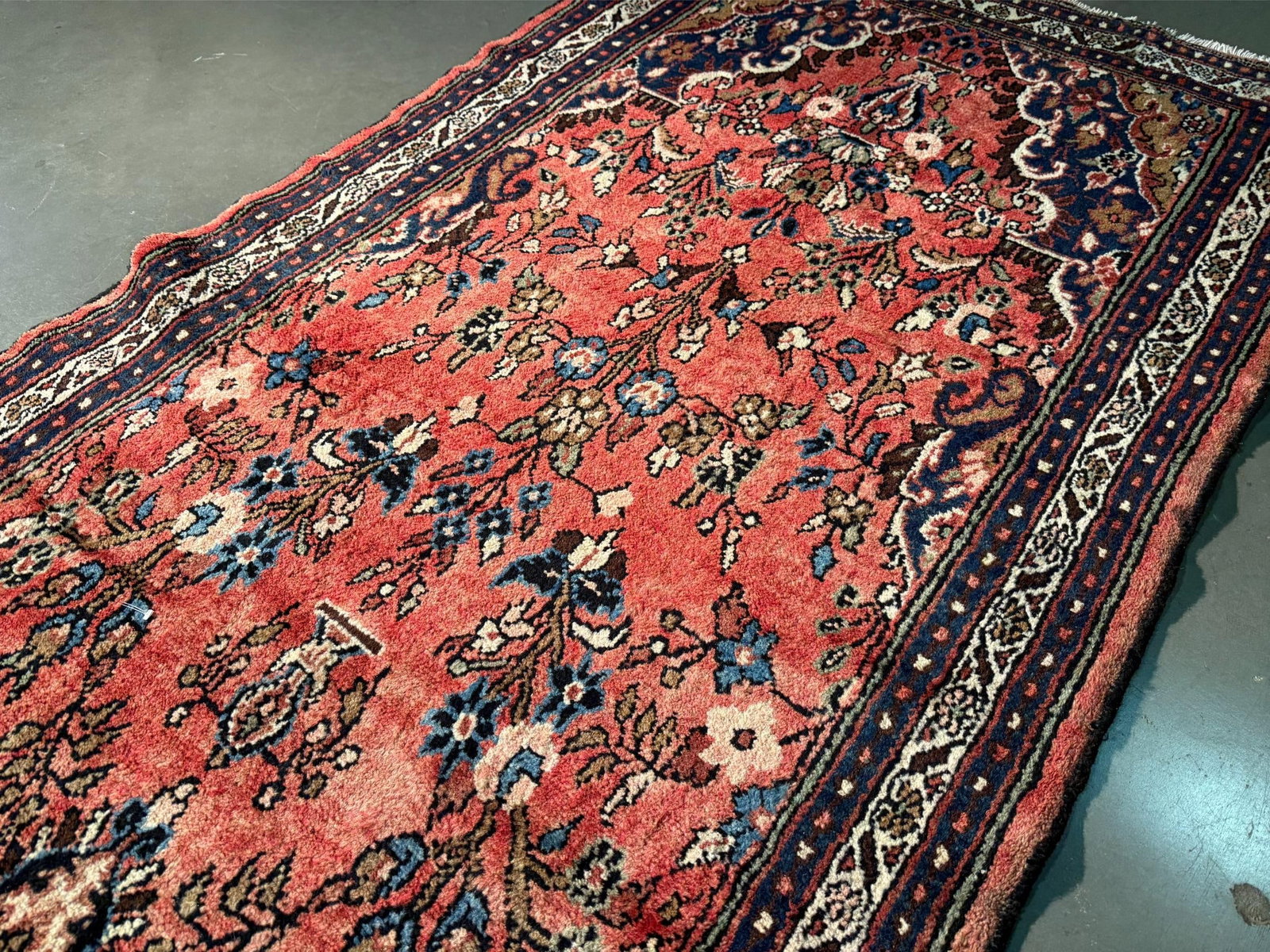 Stunning Persian Hamedan Rug 3.8x14. - 5