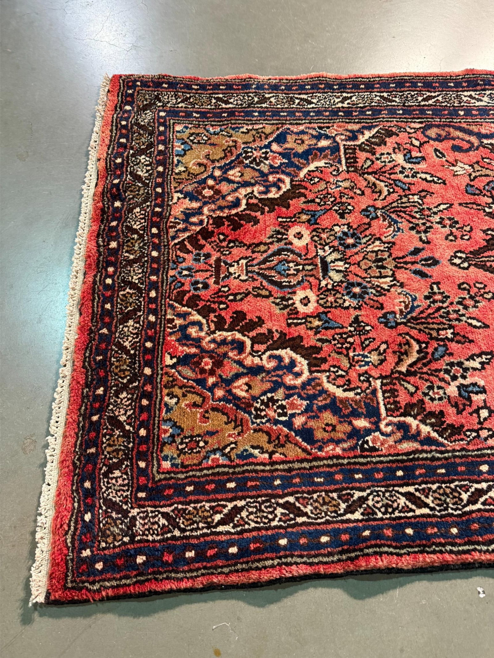 Stunning Persian Hamedan Rug 3.8x14. - 9