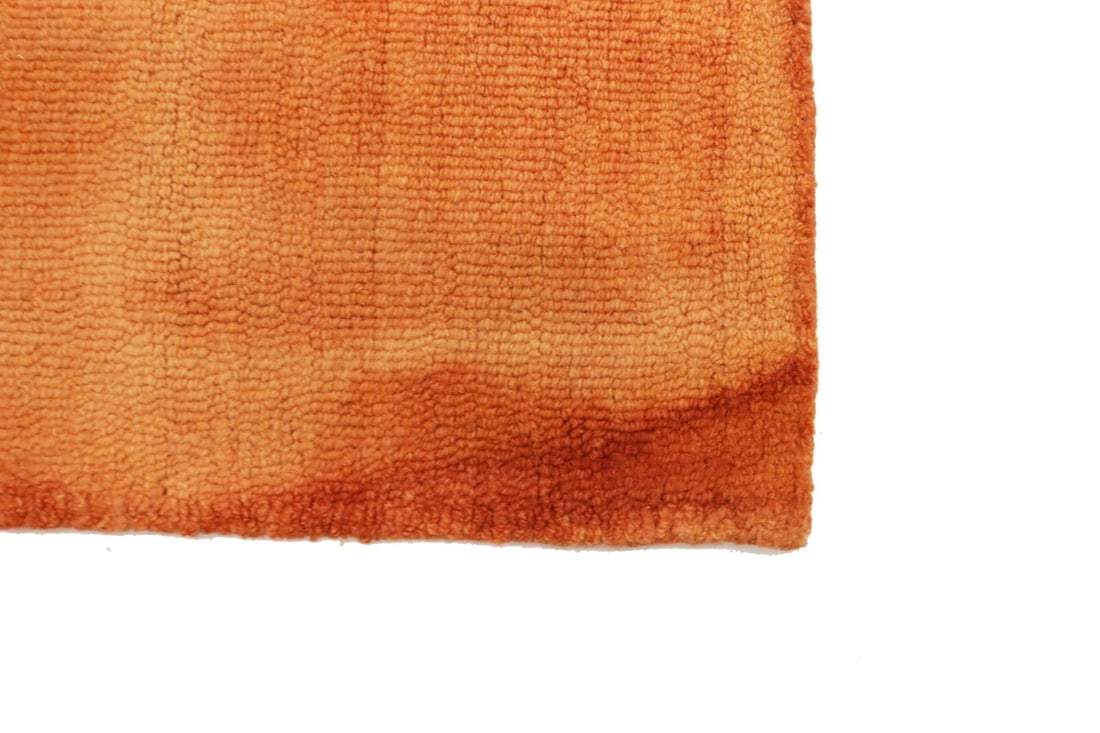 Solar Orange Tie-Dye 5X8 Hand-Tufted Modern Rug - 11
