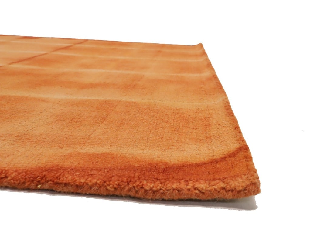Solar Orange Tie-Dye 5X8 Hand-Tufted Modern Rug - 12
