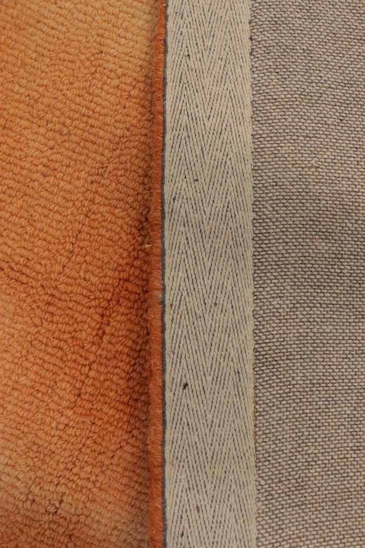 Solar Orange Tie-Dye 5X8 Hand-Tufted Modern Rug - 14