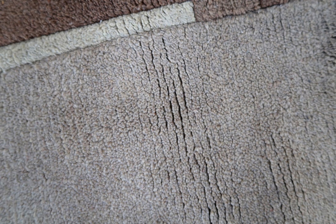 Handmade vintage Tibetan Khaden rug 2.4' x 4.5' (74cm x 139cm) 1970s - 8