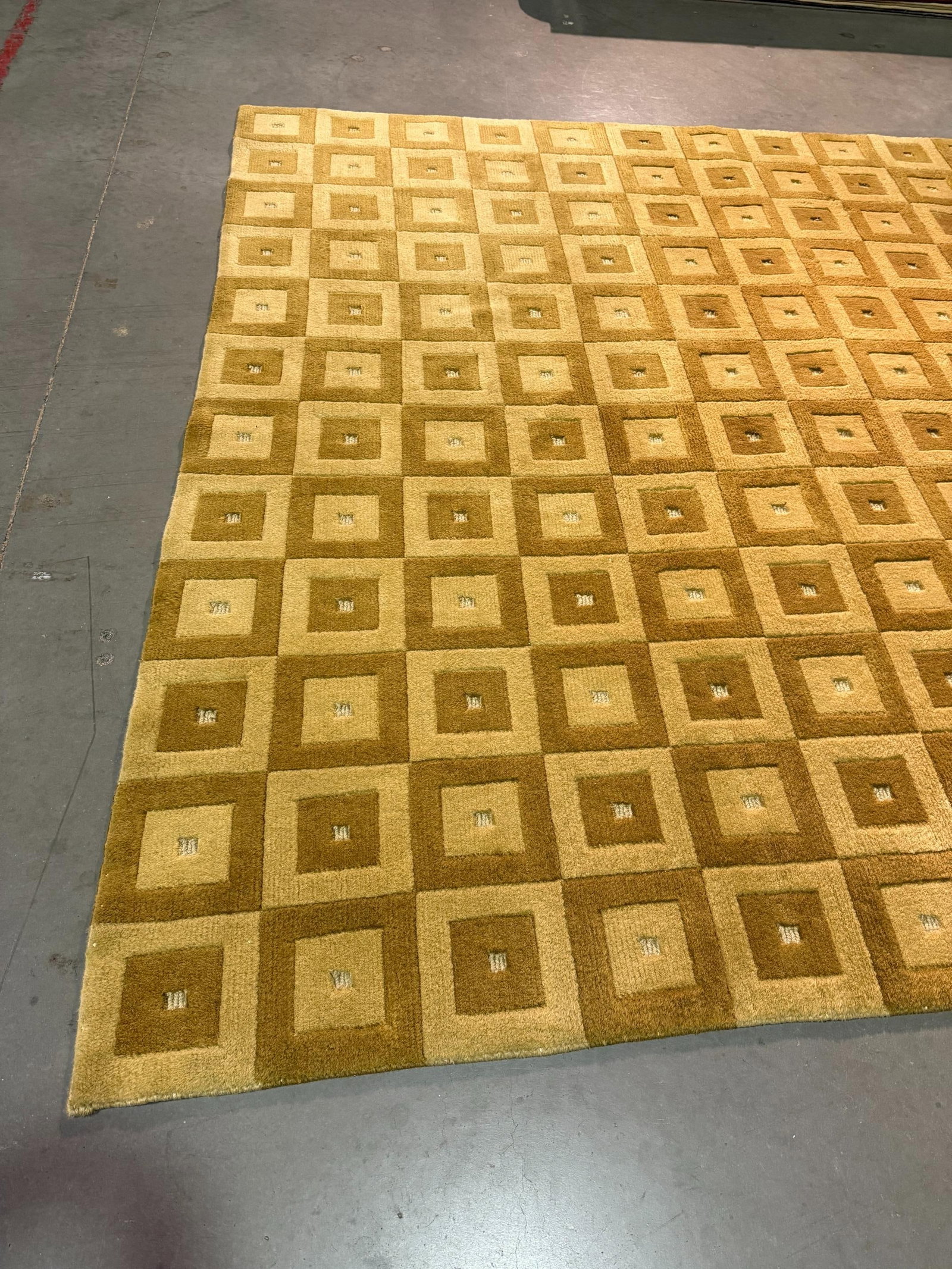 Exquisite Carved Modern Rug 8x11 - 4