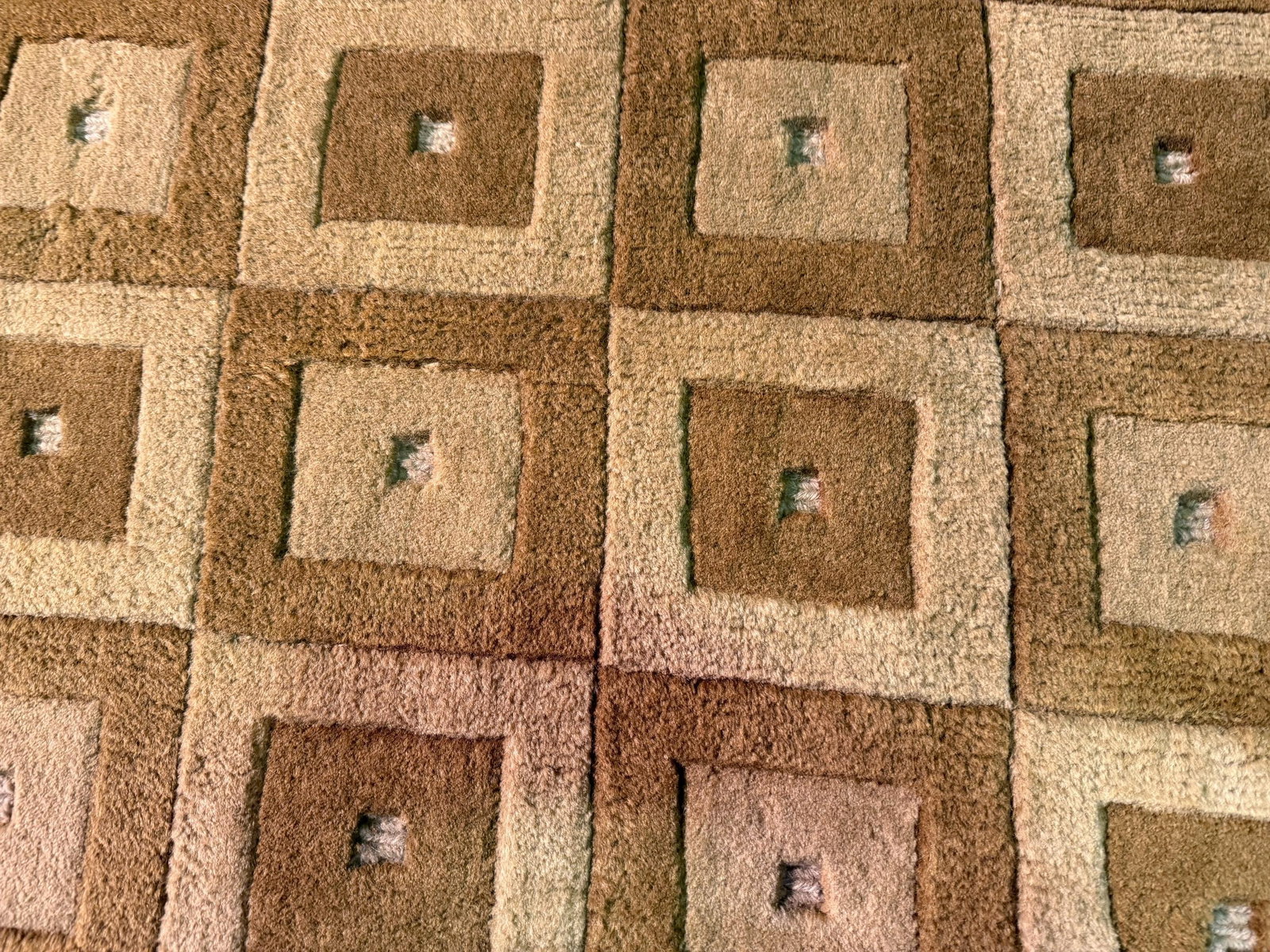 Exquisite Carved Modern Rug 8x11 - 5