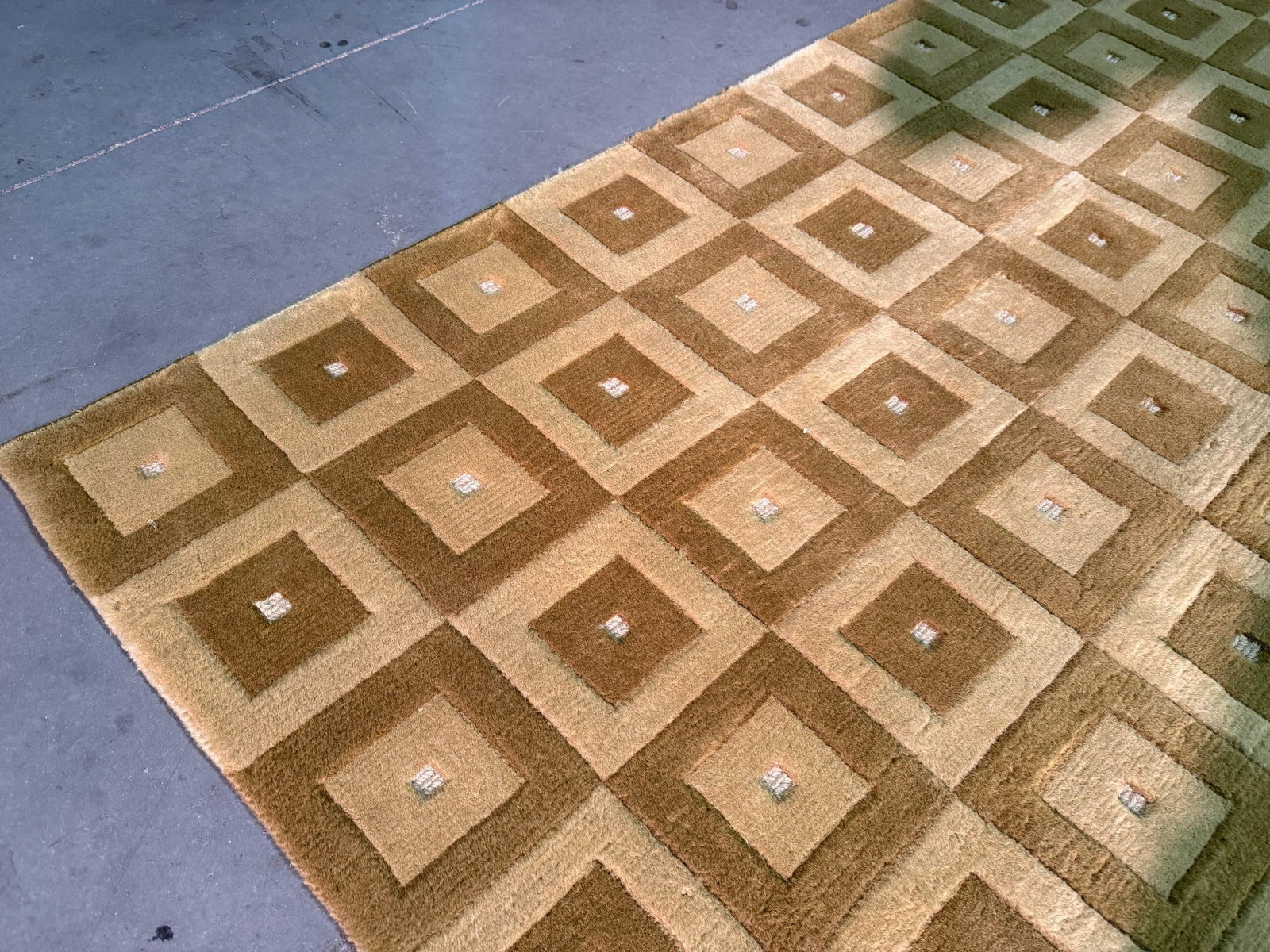 Exquisite Carved Modern Rug 8x11 - 7