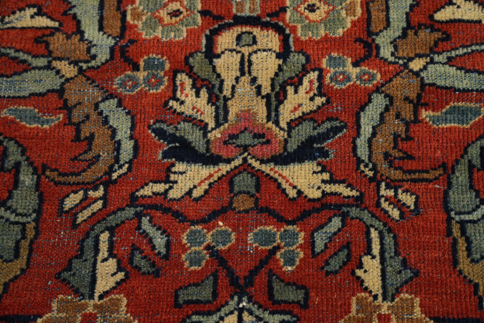 Pre-1900 Vegetable Dye Sultanabad Ziegler Persian Rug 11x17 - 10