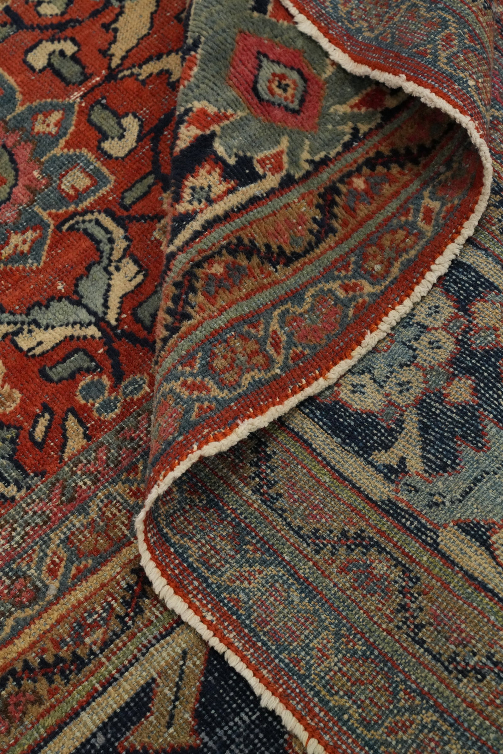 Pre-1900 Vegetable Dye Sultanabad Ziegler Persian Rug 11x17 - 14