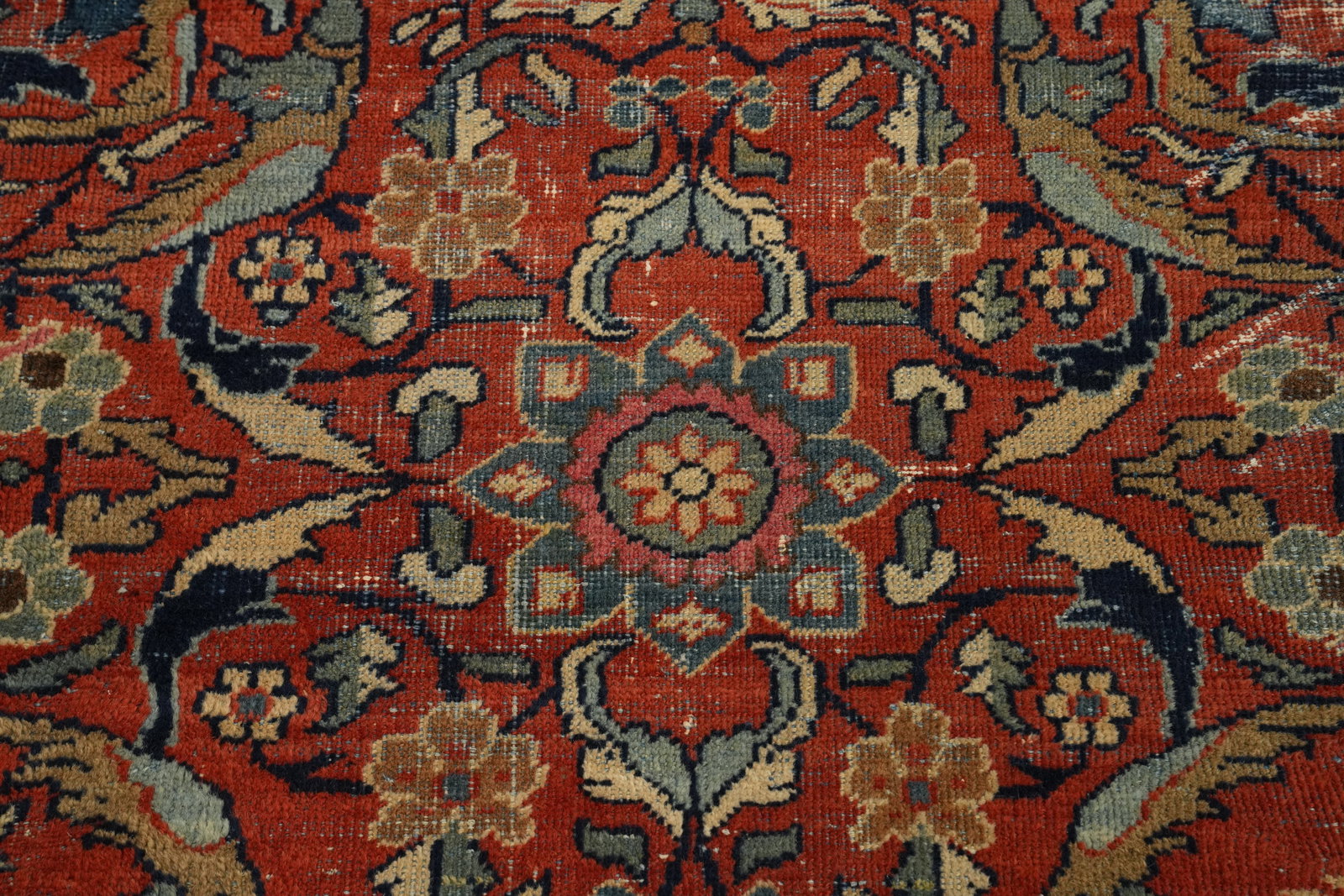 Pre-1900 Vegetable Dye Sultanabad Ziegler Persian Rug 11x17 - 5