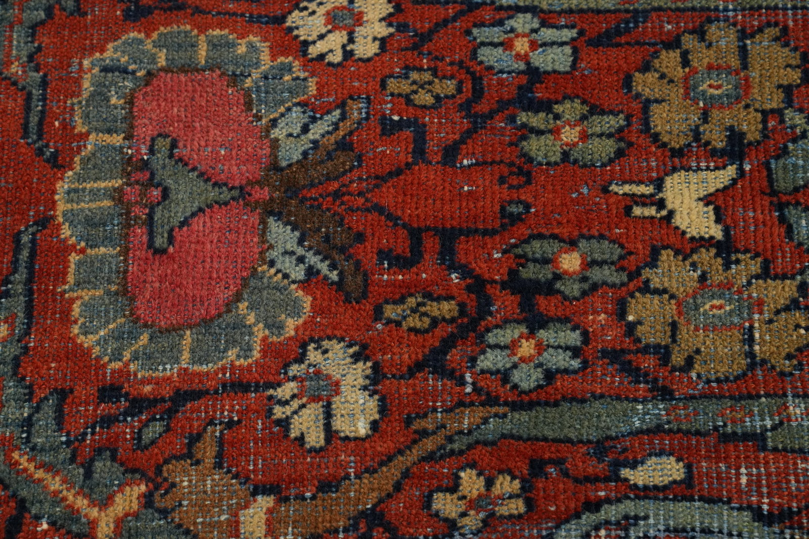 Pre-1900 Vegetable Dye Sultanabad Ziegler Persian Rug 11x17 - 8