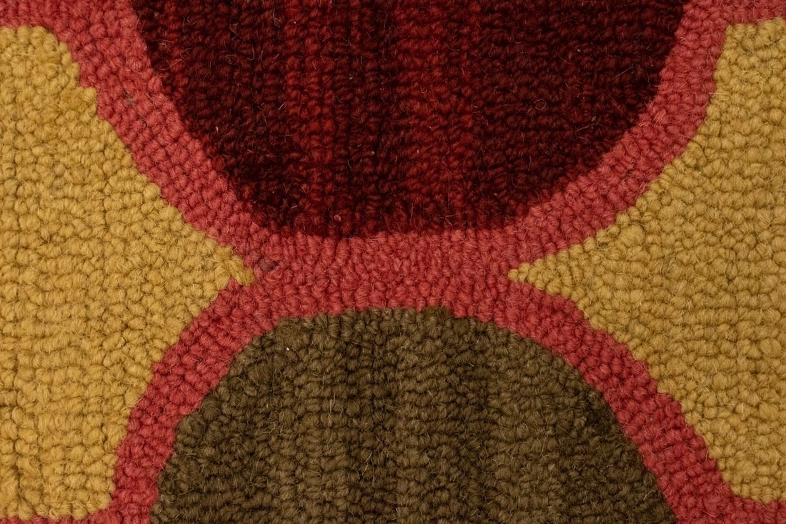 Multicolored Trellis 5X8 Hand-Tufted Modern Rug - 10