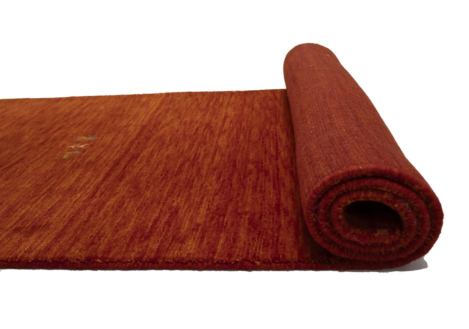 Orange-red Tribal 3X10 Gabbeh Modern Runner Rug - 13