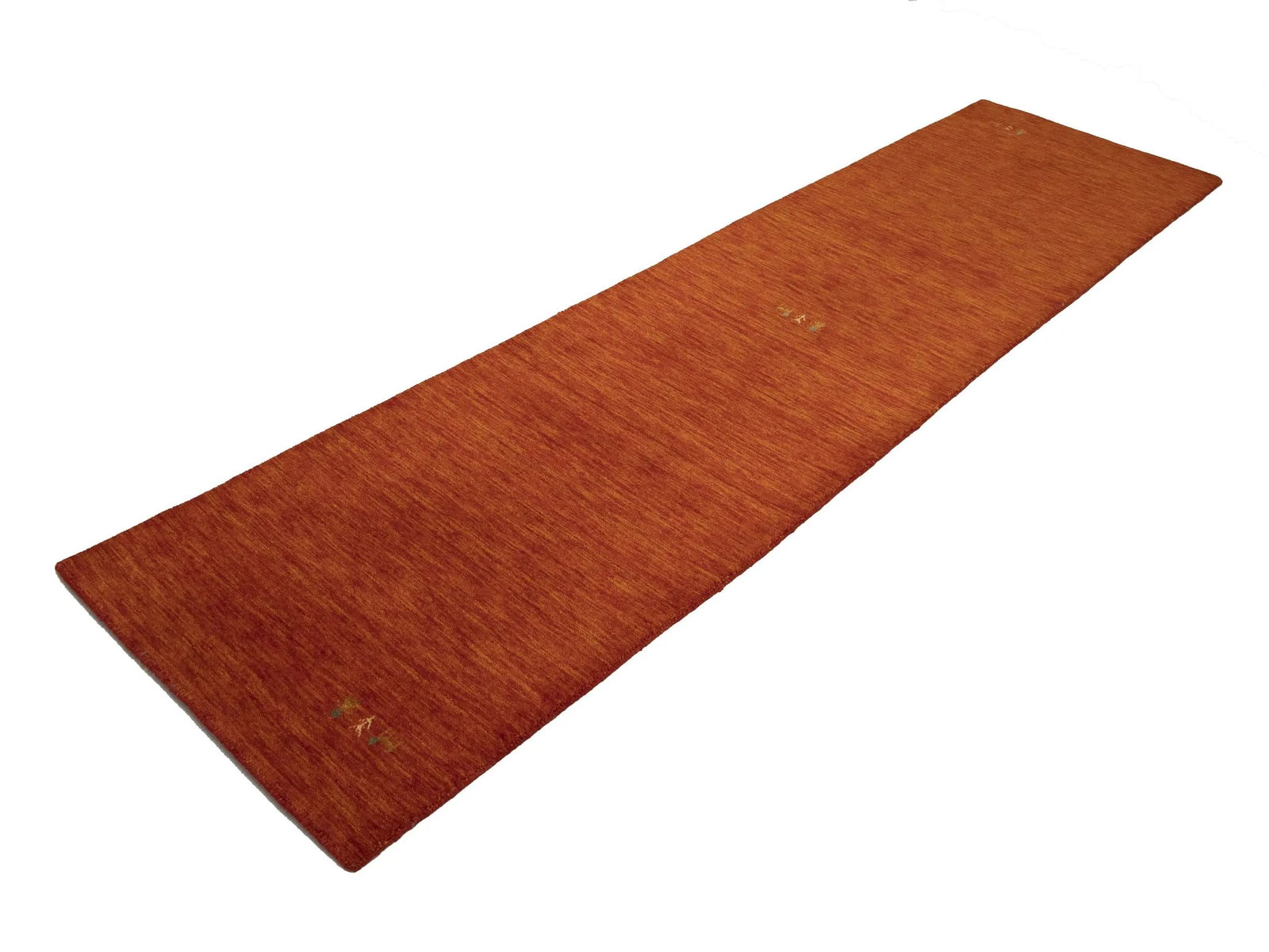 Orange-red Tribal 3X10 Gabbeh Modern Runner Rug - 5