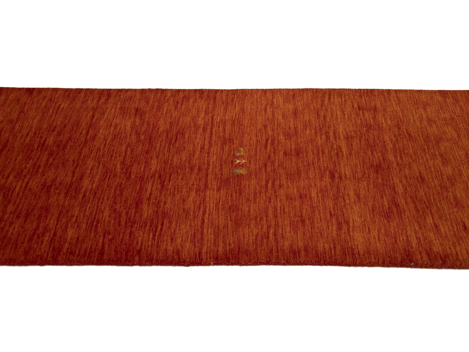 Orange-red Tribal 3X10 Gabbeh Modern Runner Rug - 7