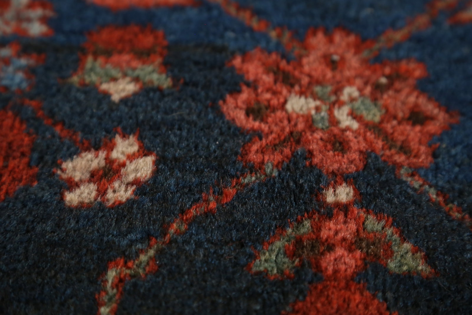 Pre-1900 Vegetable Dye Heriz Serapi Persian Area Rug 7x10 - 10