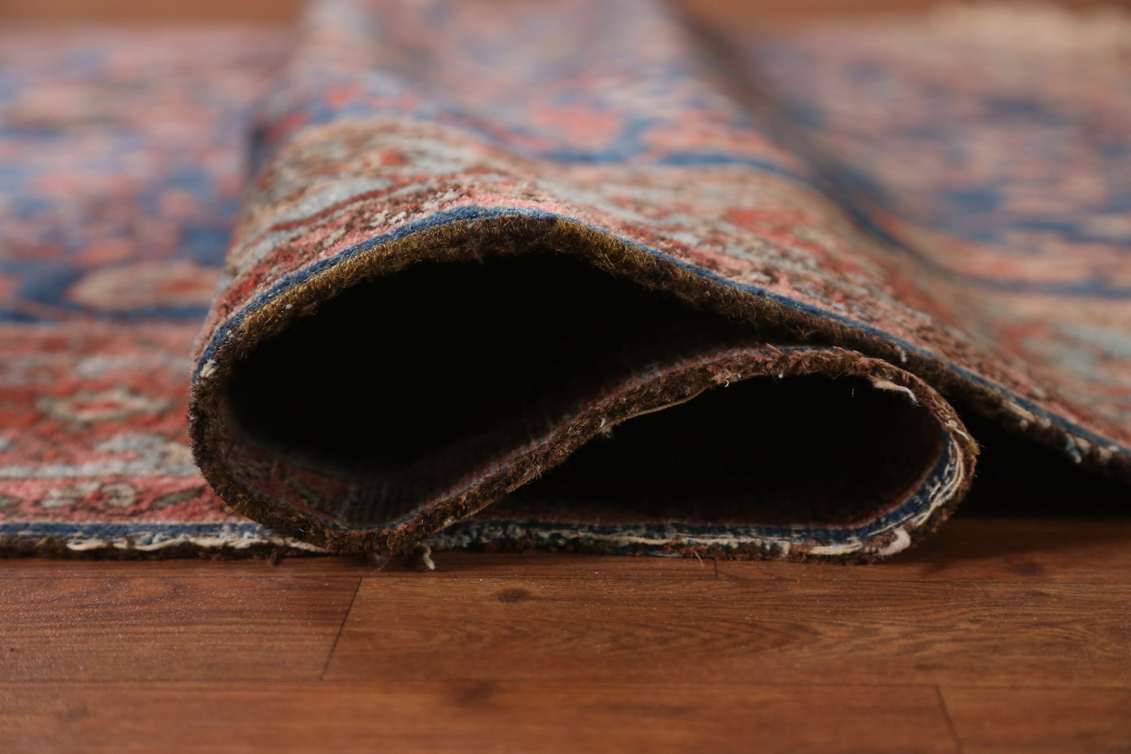 Pre-1900 Vegetable Dye Heriz Serapi Persian Area Rug 7x10 - 13