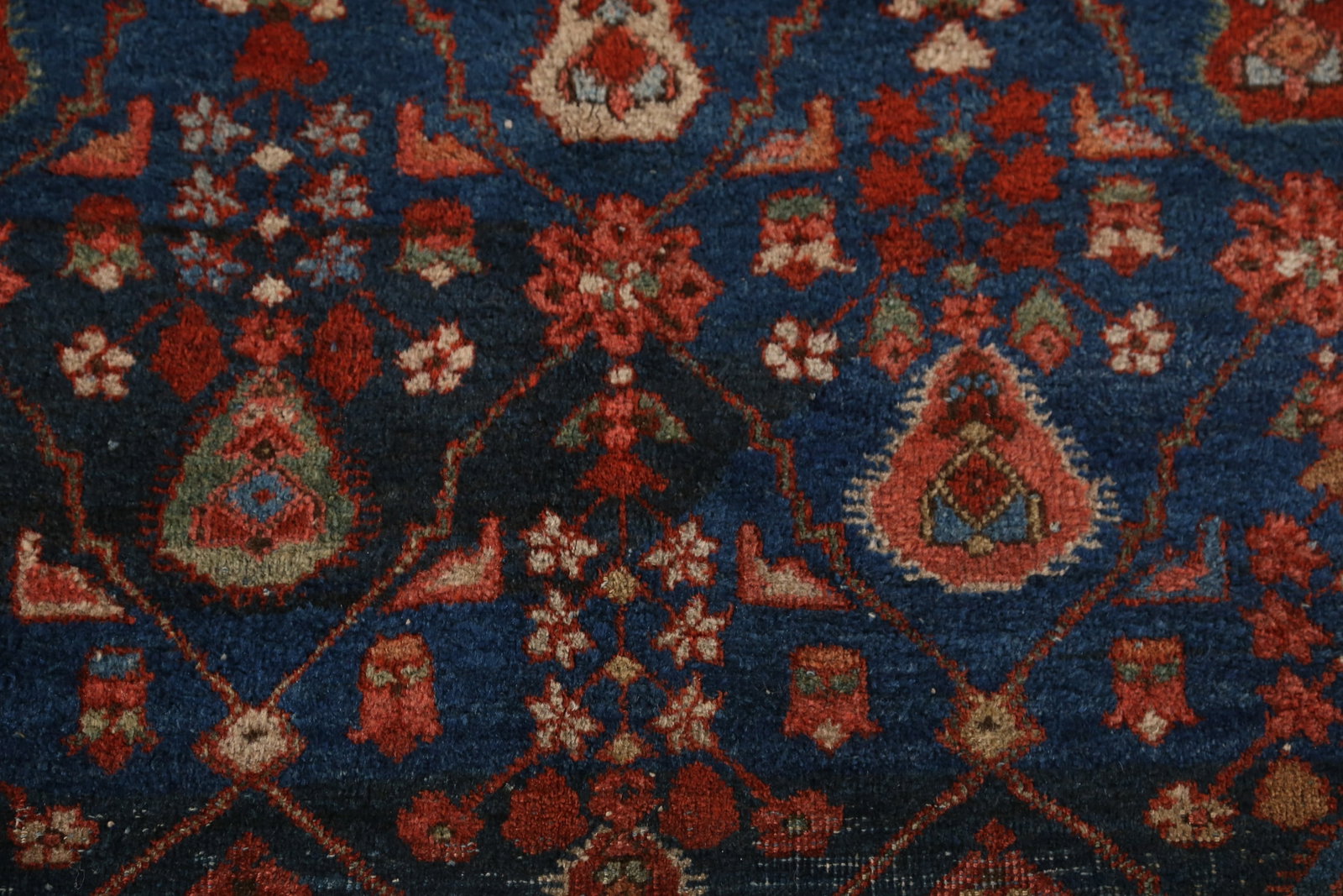 Pre-1900 Vegetable Dye Heriz Serapi Persian Area Rug 7x10 - 9