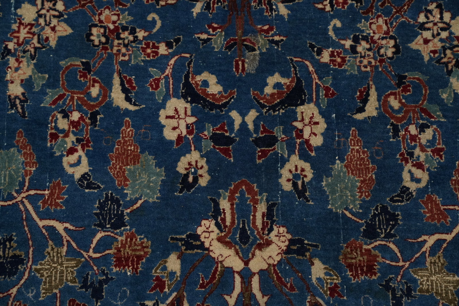 Pre-1900 Vegetable Dye Masterpiece Nain Toodeshk Persian Rug 5x9 - 10