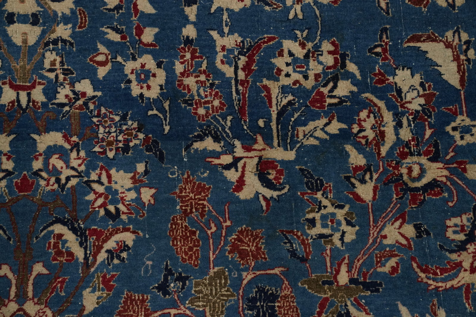 Pre-1900 Vegetable Dye Masterpiece Nain Toodeshk Persian Rug 5x9 - 9