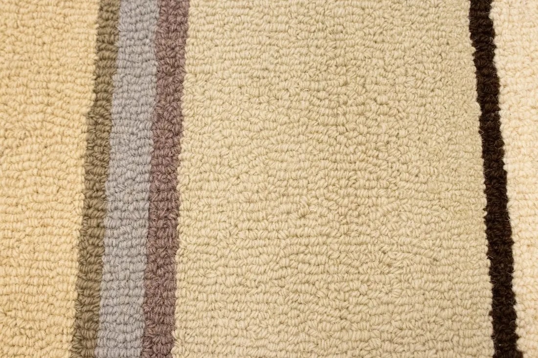 Multicolored Stripes 5X8 Hand-Tufted Modern Rug - 7