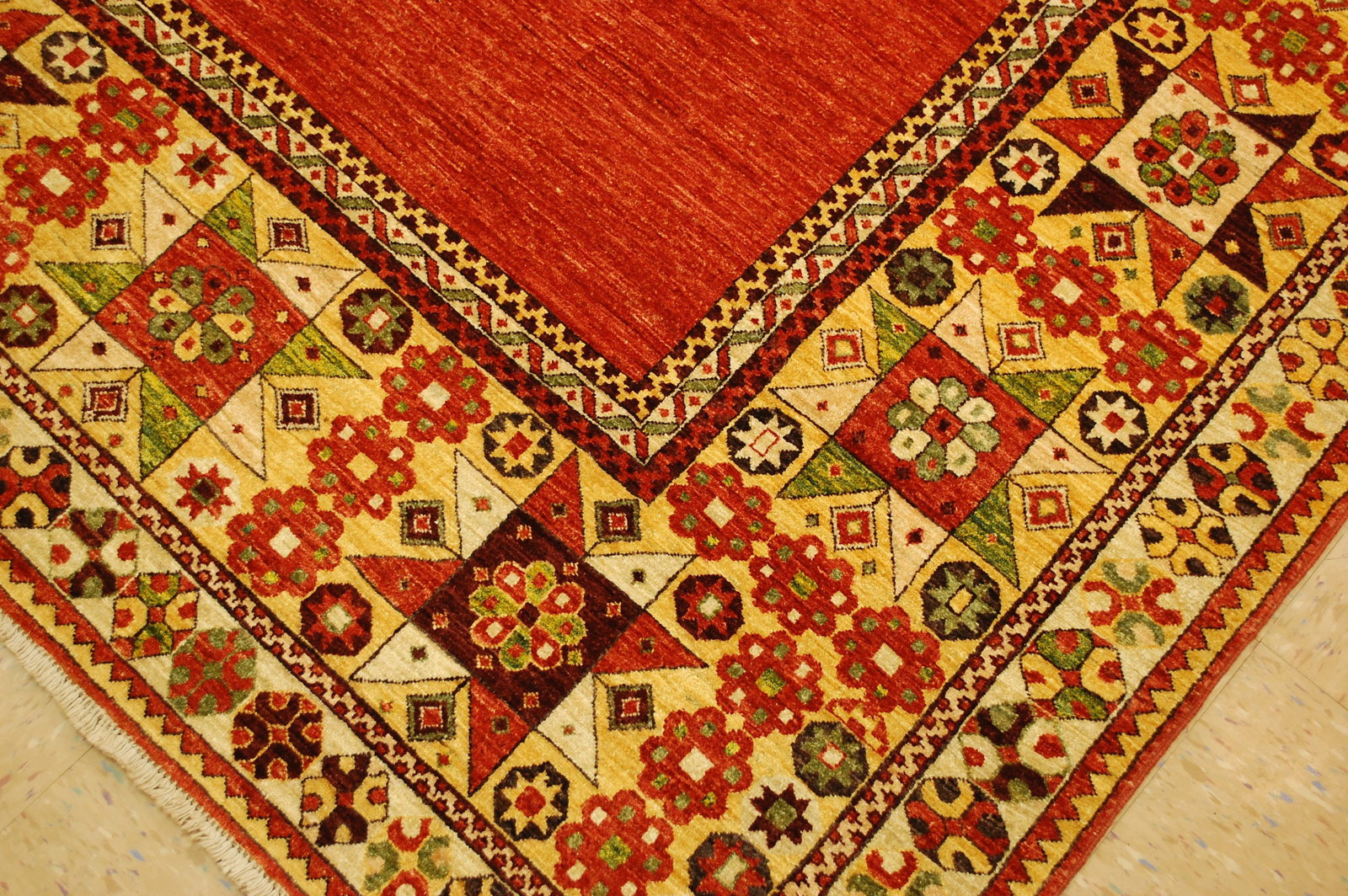 AFGHAN CHOBI RUG 8x10 - 8