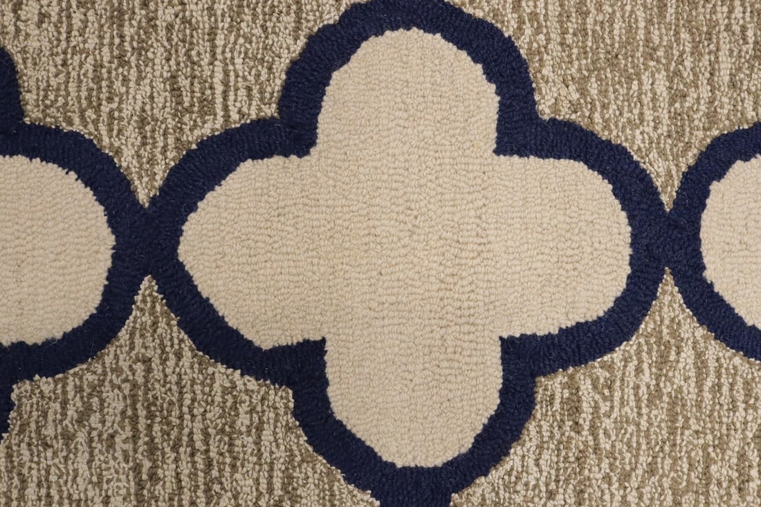 Multicolored Trellis 5X8 Hand-Tufted Modern Rug - 9