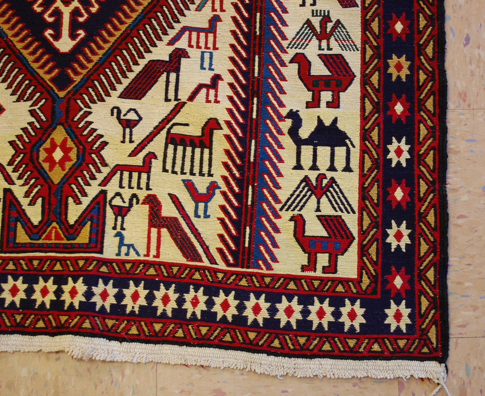 CAUCASIAN SOUMAK KILIM 3.5x8.11 - 2