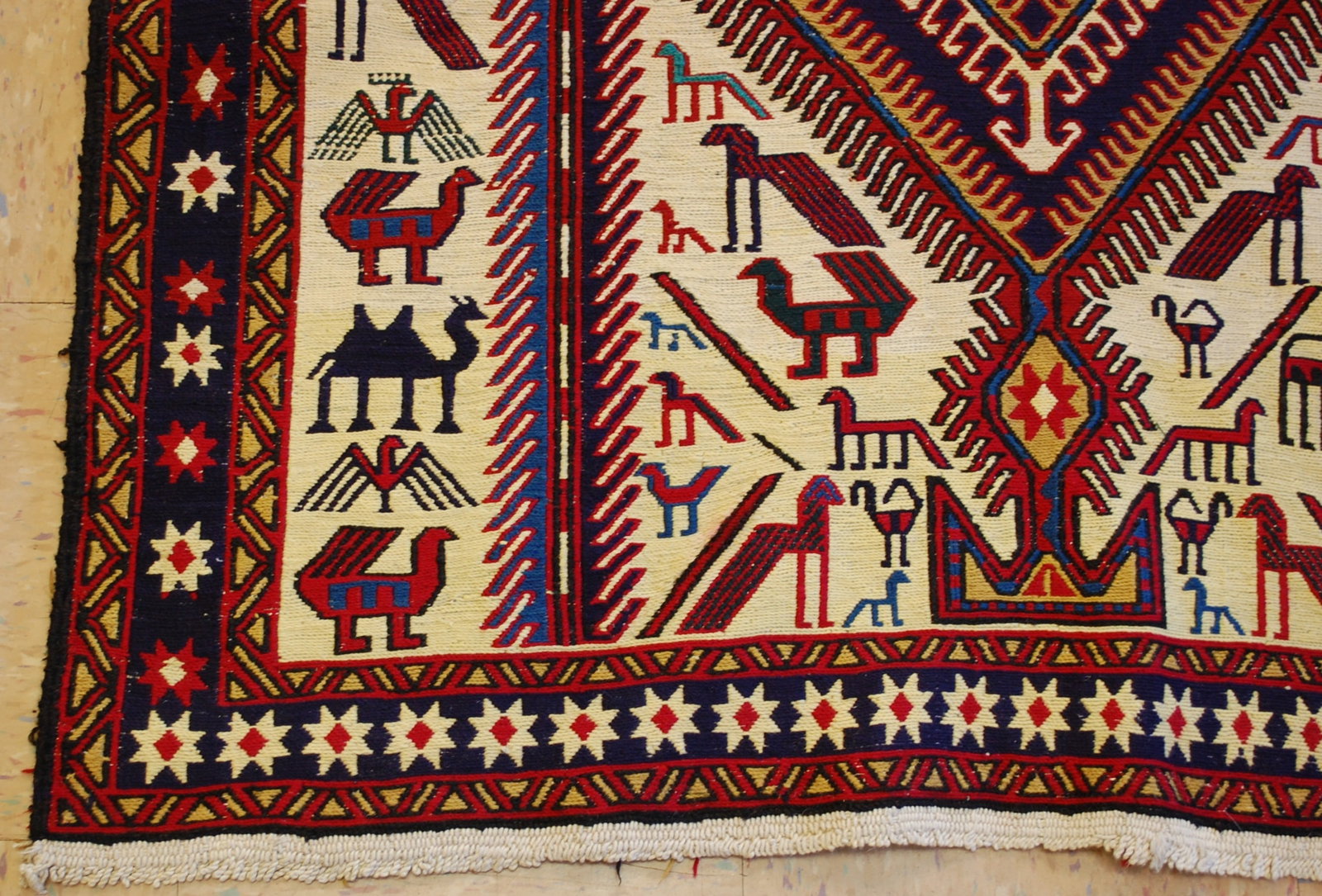 CAUCASIAN SOUMAK KILIM 3.5x8.11 - 3