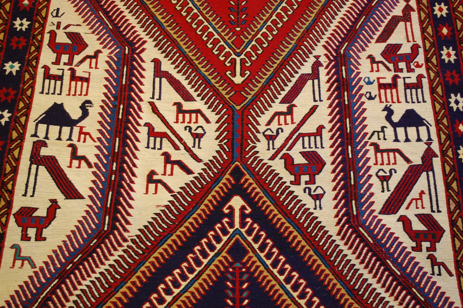 CAUCASIAN SOUMAK KILIM 3.5x8.11 - 8