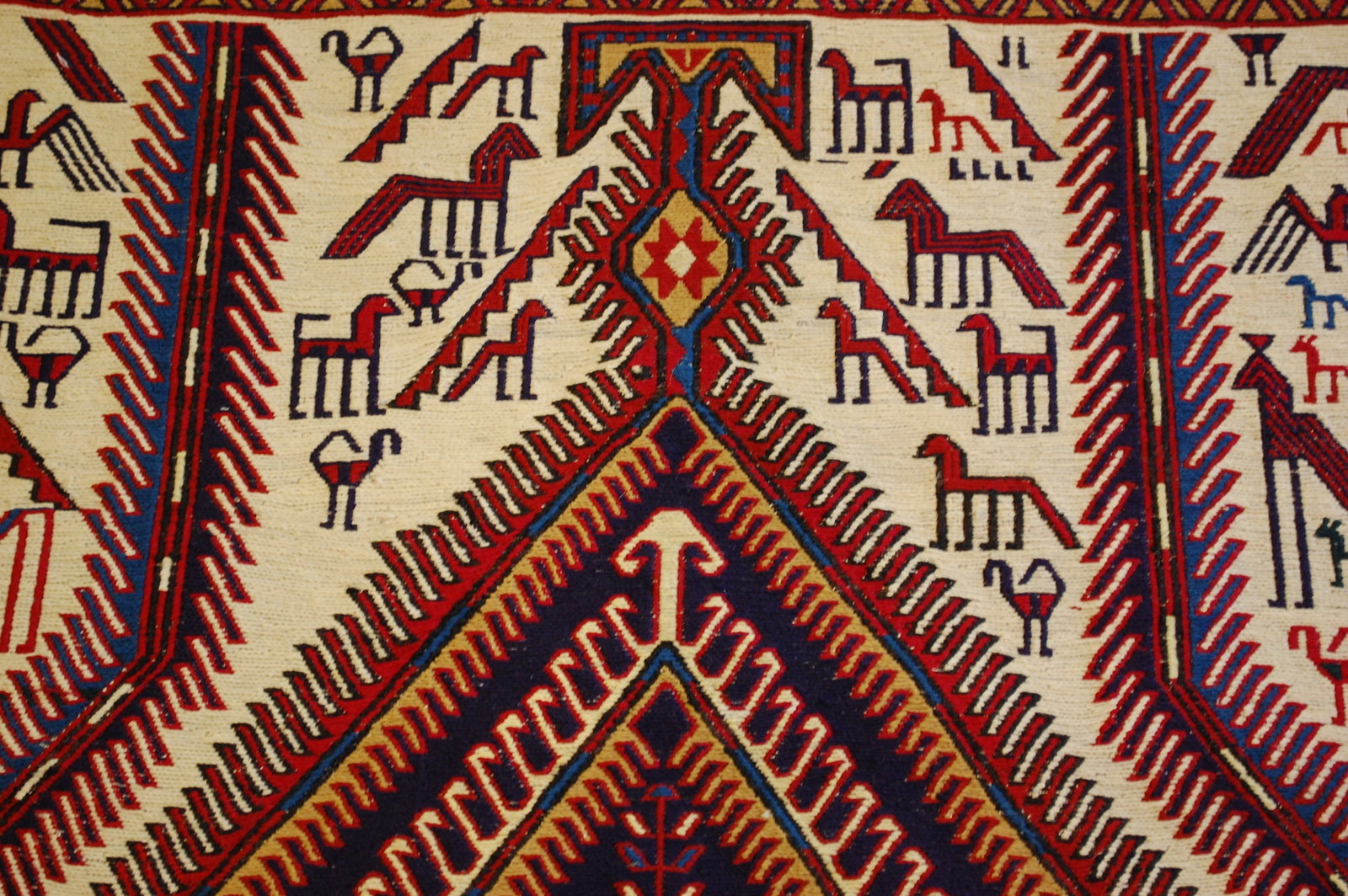 CAUCASIAN SOUMAK KILIM 3.5x8.11 - 9