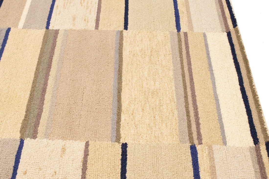 Multicolored Stripes 5X8 Hand-Tufted Modern Rug - 12