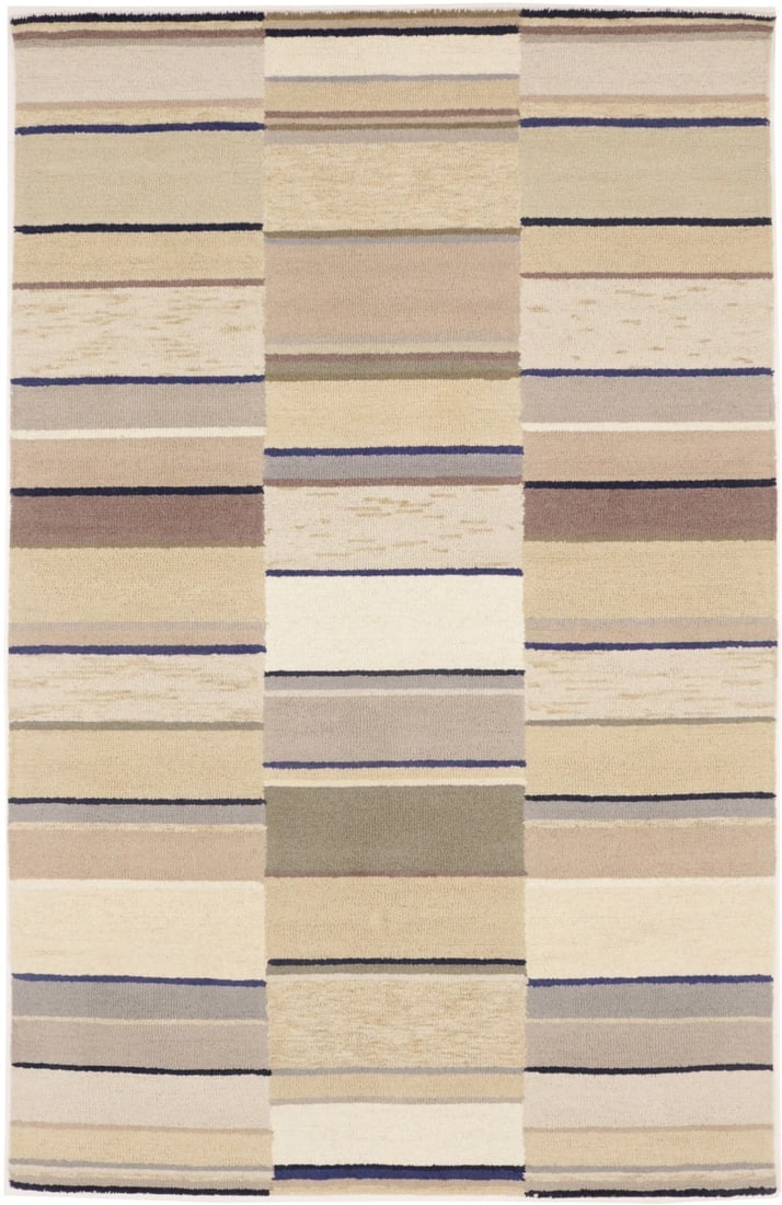 Multicolored Stripes 5X8 Hand-Tufted Modern Rug: Title: Multicolored Stripes 5X8 Hand-Tufted Modern Rug Description:Stripes Design Multicolored 5X8 Hand-Tufted Modern Area Rug Plush Decor Carpet Materials:Wool Dimension:5'0 X 8'0 Ft Reserve: $254.00