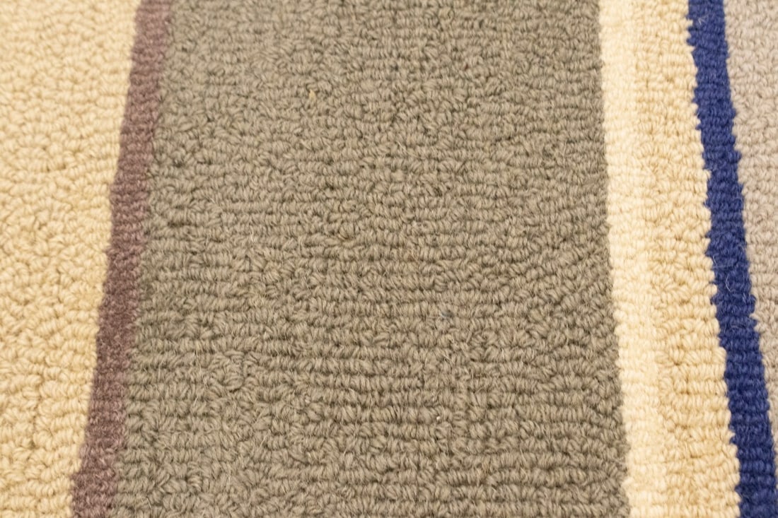 Multicolored Stripes 5X8 Hand-Tufted Modern Rug - 9