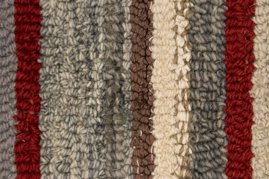 Multicolored Stripes 5X8 Hand-Tufted Modern Rug - 14