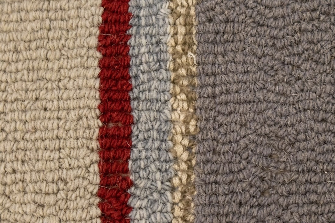 Multicolored Stripes 5X8 Hand-Tufted Modern Rug - 7