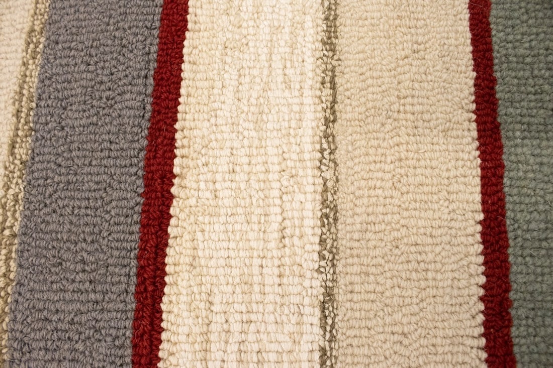 Multicolored Stripes 5X8 Hand-Tufted Modern Rug - 9