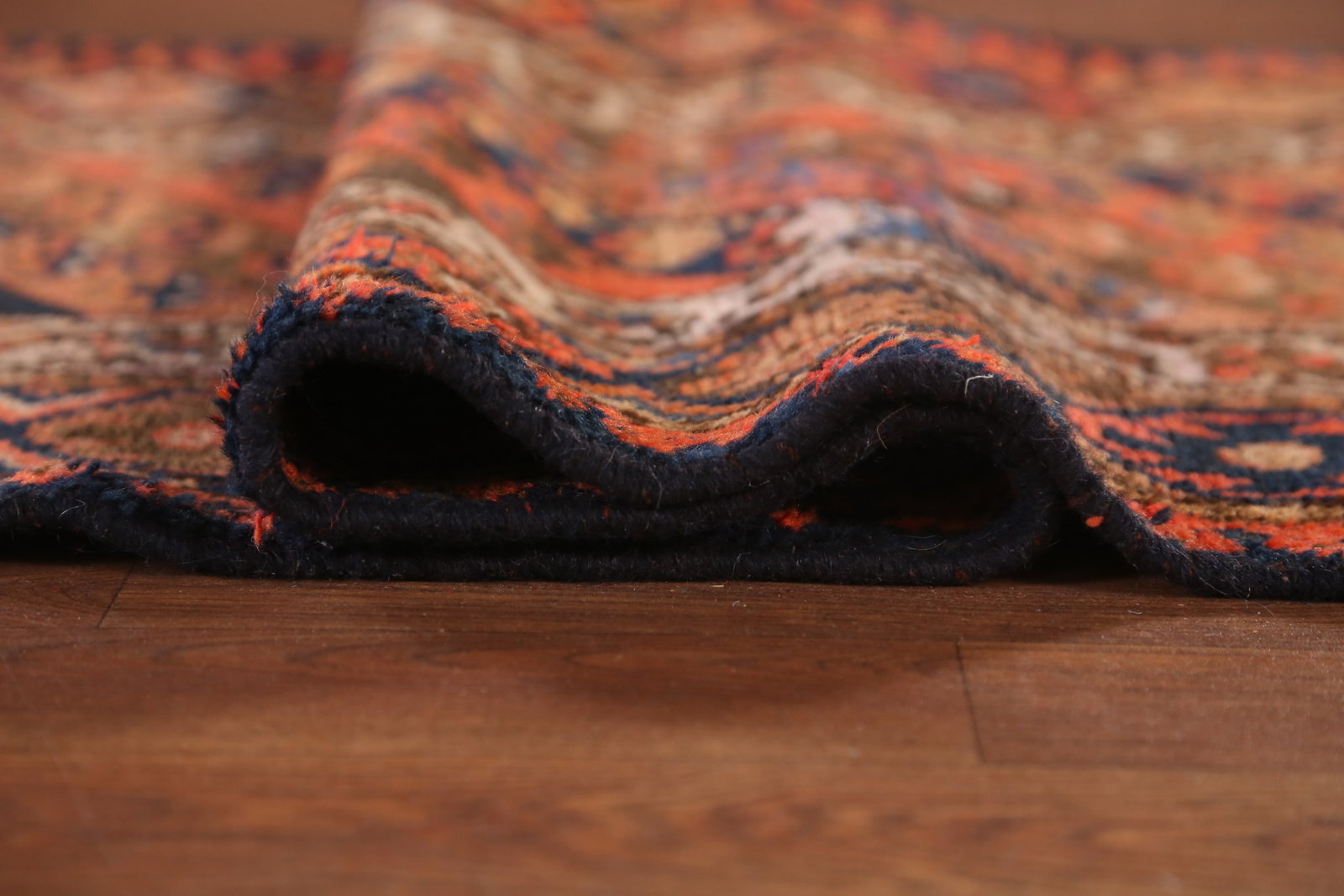 Pre-1900 Vegetable Dye Lori Persian Runner Rug 3x15 - 11