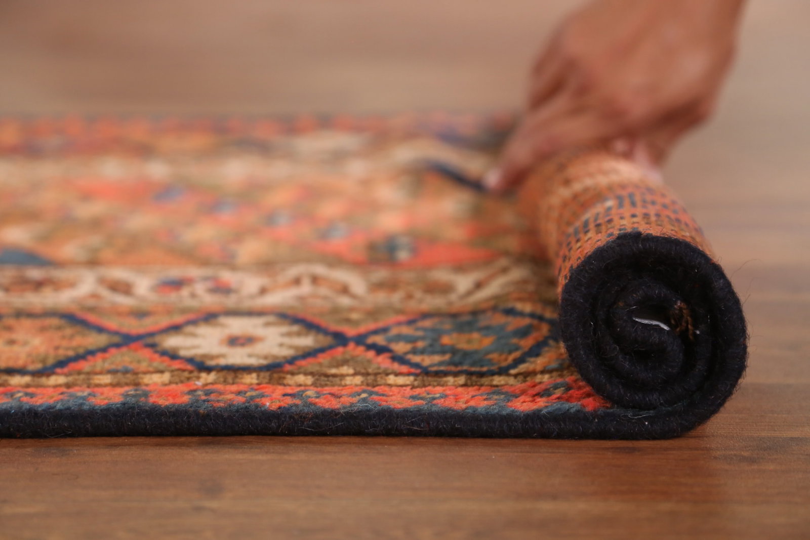 Pre-1900 Vegetable Dye Lori Persian Runner Rug 3x15 - 14