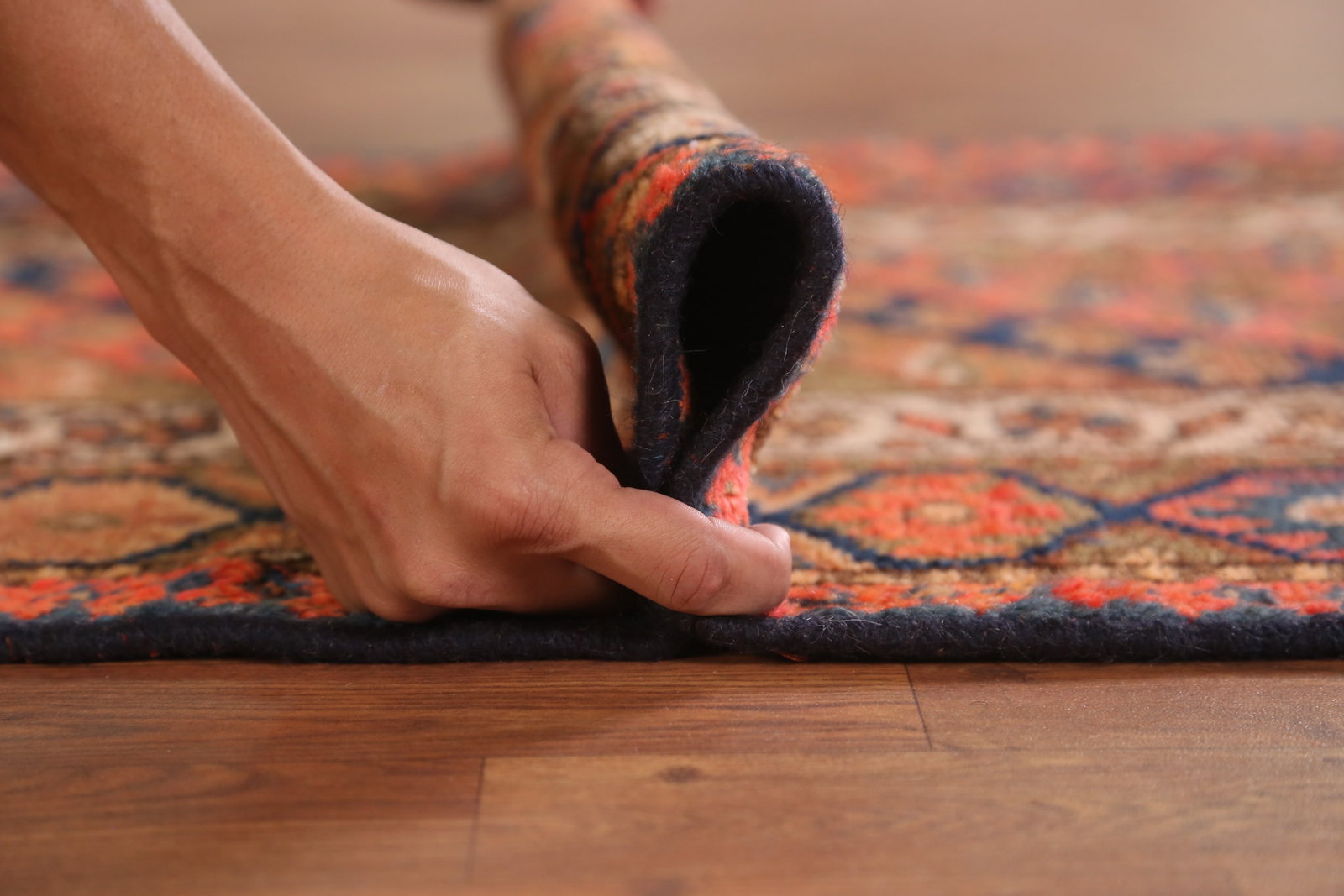 Pre-1900 Vegetable Dye Lori Persian Runner Rug 3x15 - 15