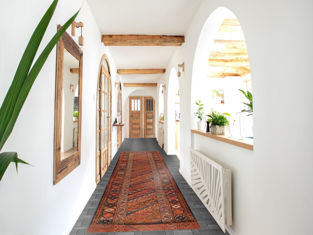 Pre-1900 Vegetable Dye Lori Persian Runner Rug 3x15 - 2