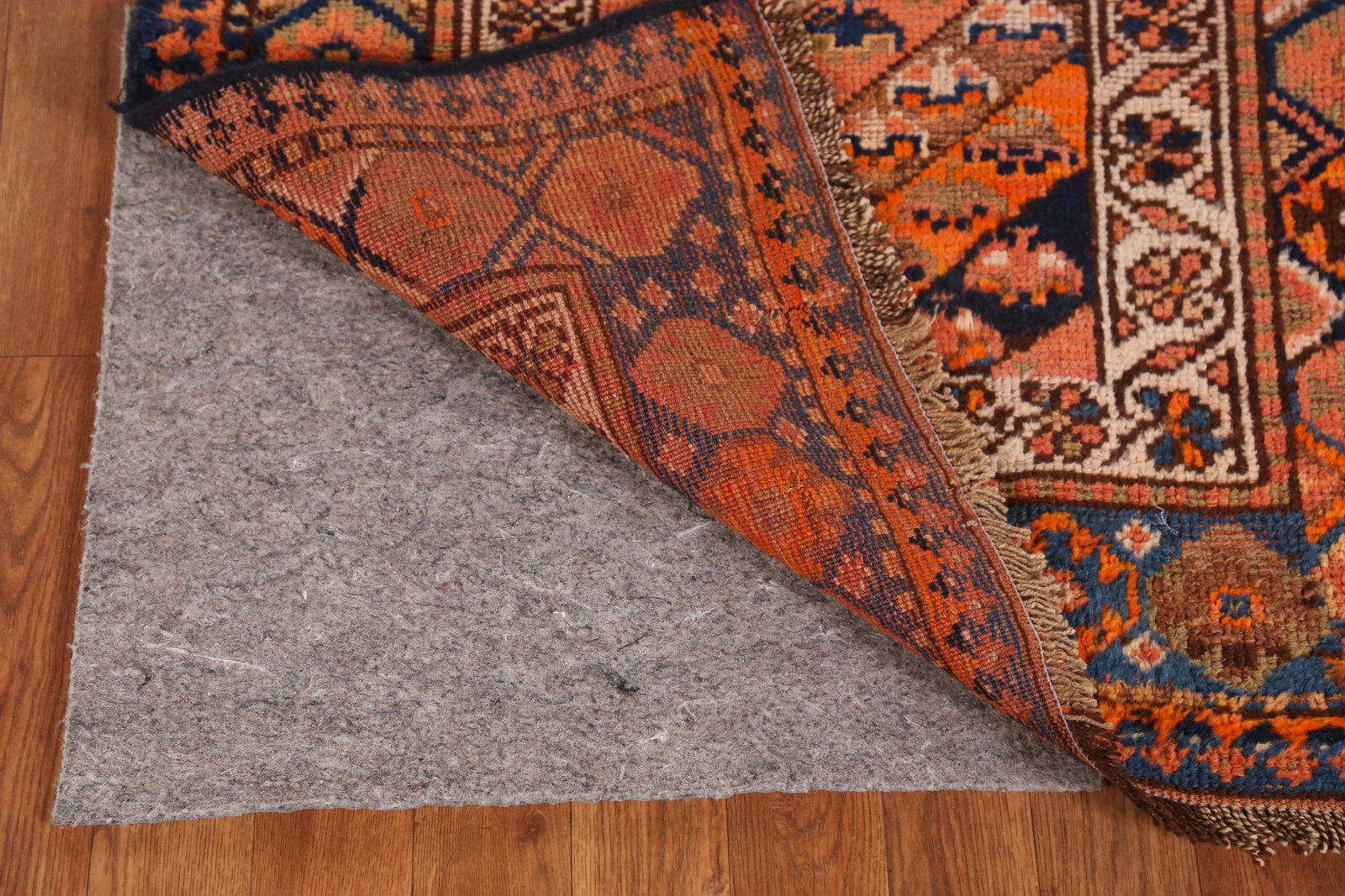 Pre-1900 Vegetable Dye Lori Persian Runner Rug 3x15 - 8