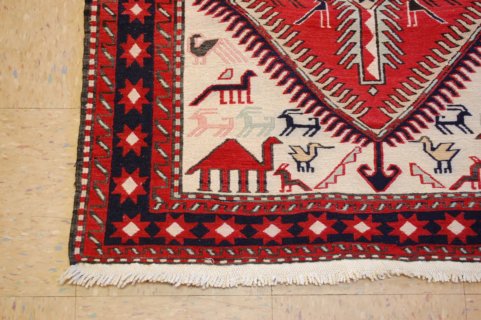 CAUCASIAN SOUMAK KILIM 3.2x8.7 - 3