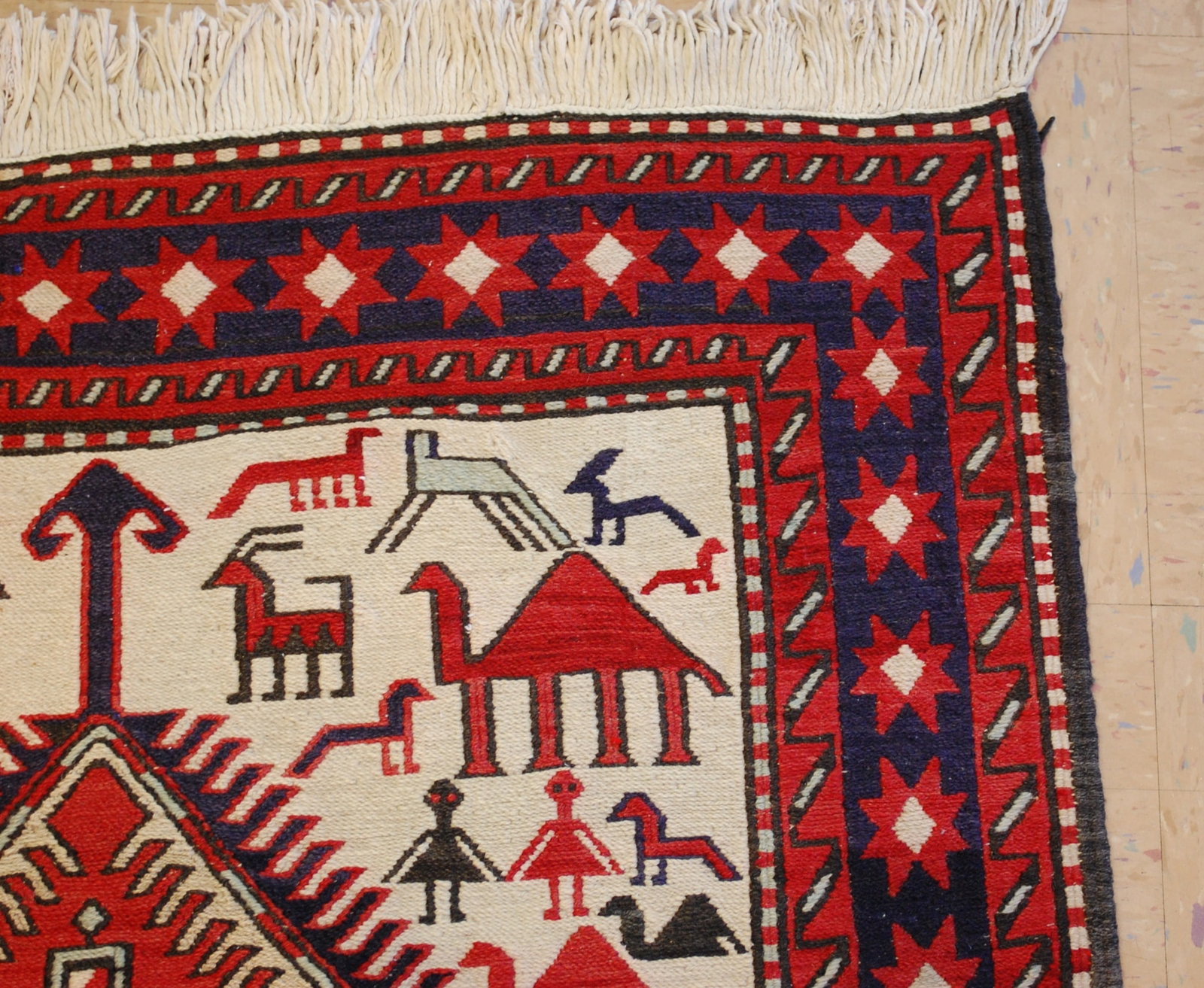 CAUCASIAN SOUMAK KILIM 3.2x8.7 - 5