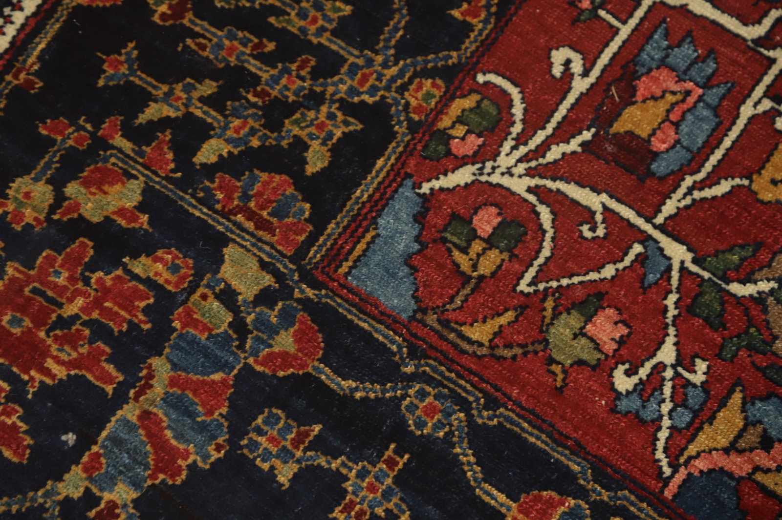 Pre-1900 Vegetable Dye Bakhtiari Shalamzar Persian Rug 5x7 - 7