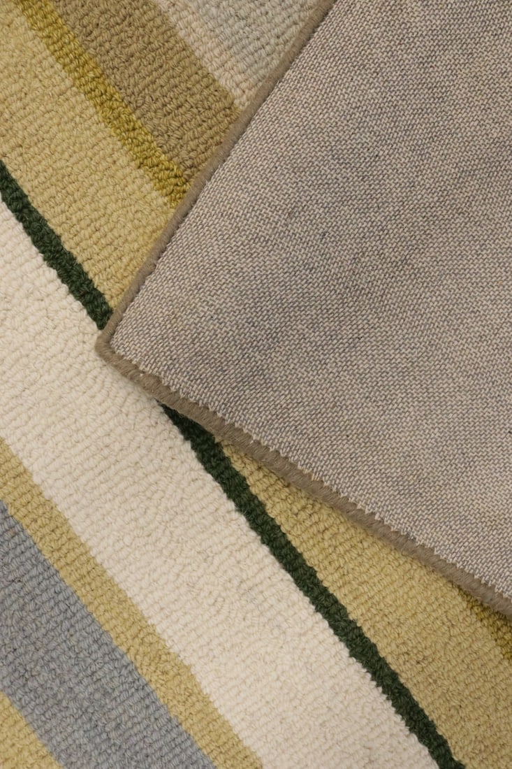 Multicolored Stripes 5X8 Hand-Tufted Modern Rug - 11
