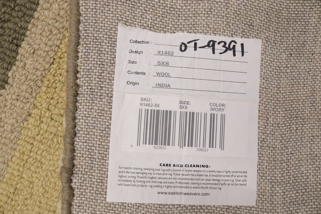 Multicolored Stripes 5X8 Hand-Tufted Modern Rug - 13