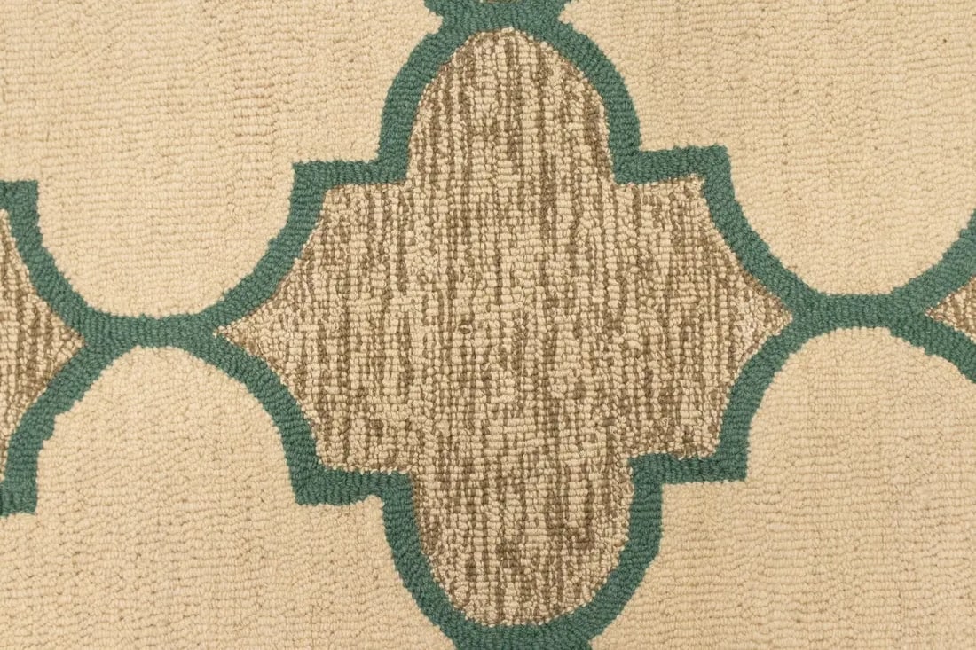 Multicolored Trellis 5X8 Hand-Tufted Modern Rug - 7