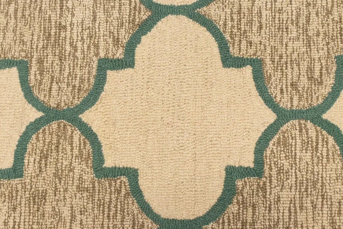 Multicolored Trellis 5X8 Hand-Tufted Modern Rug - 8