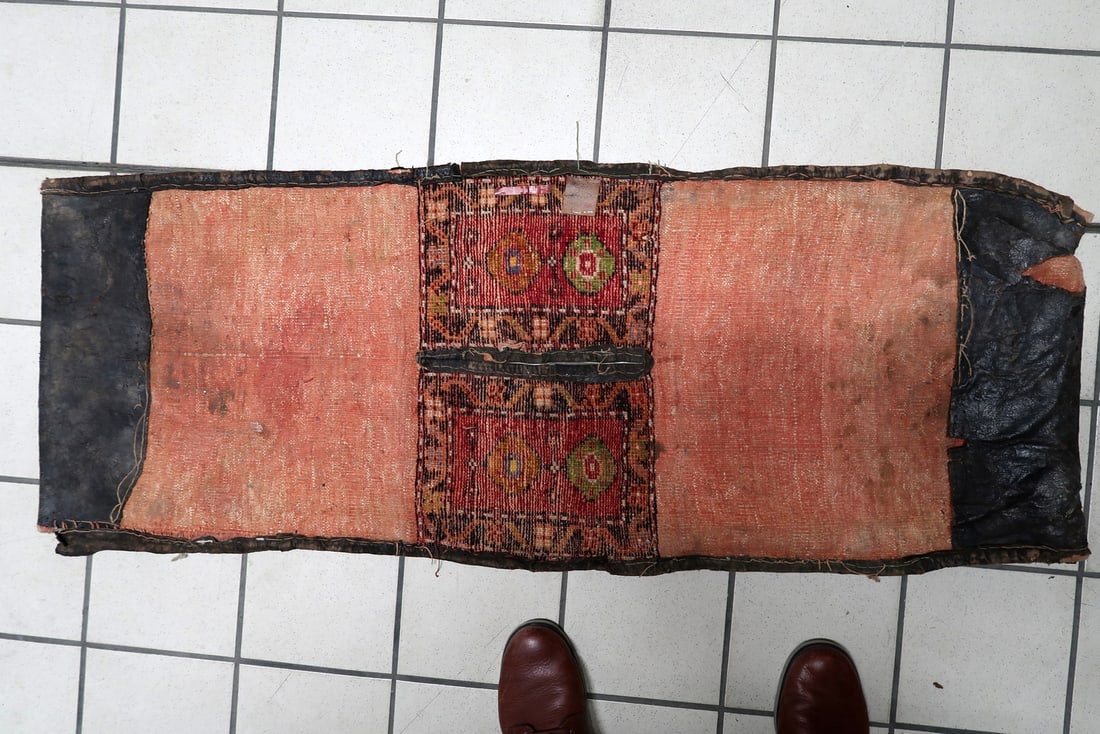 Handmade Vintage Collectible Turkish Yastik Saddle Bag Rug, 1930s - 12